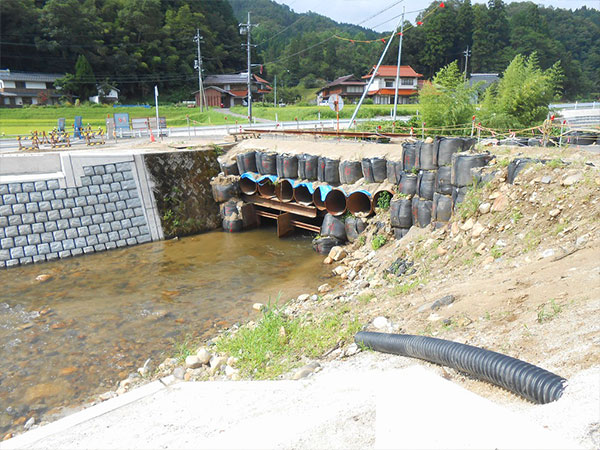 河川仮締切計画